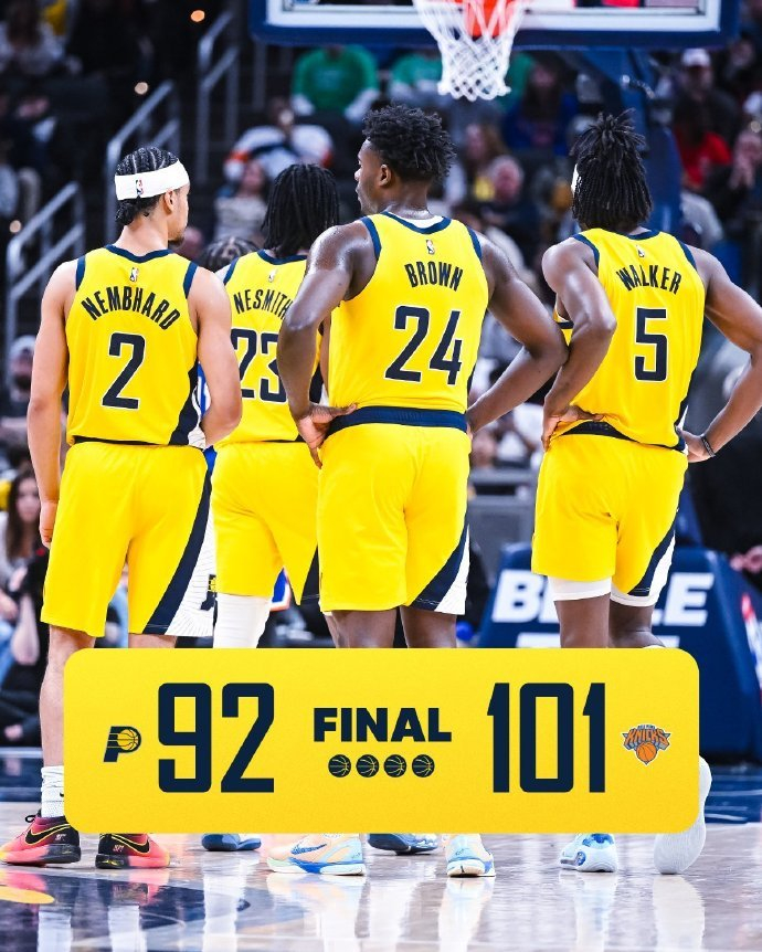 尼克斯客场力克步行者 创队史最长连败纪录