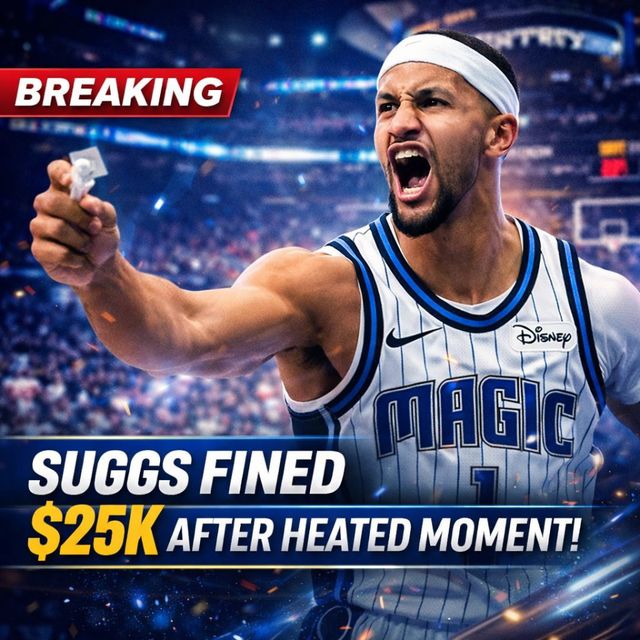 76人中锋射击庆祝被罚25000美元 魔术后卫扔牙套遭