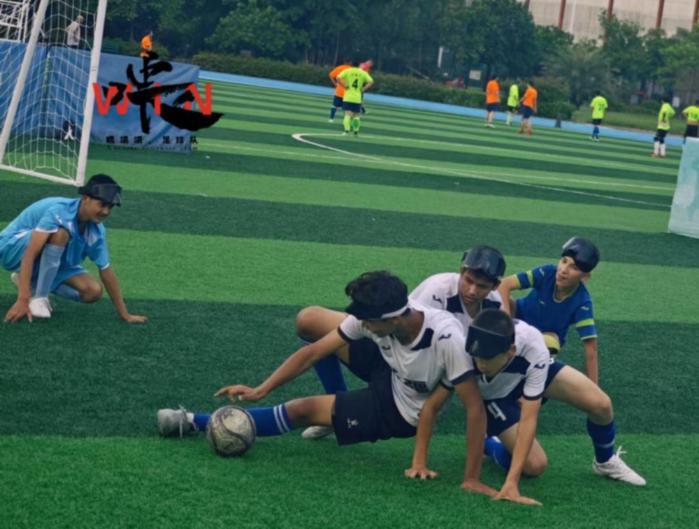 新疆盲人足球队首次亮相残特奥会 用喂喂喂诠释