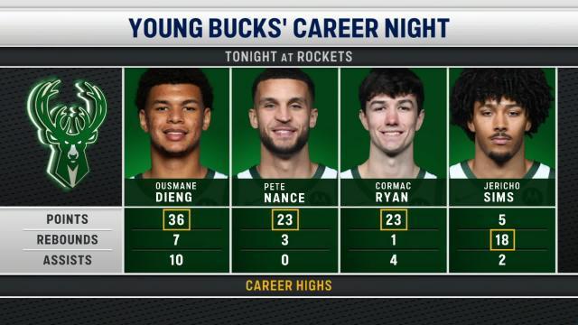 火箭谢泼德三分神射创纪录 雄鹿多人爆发难阻败